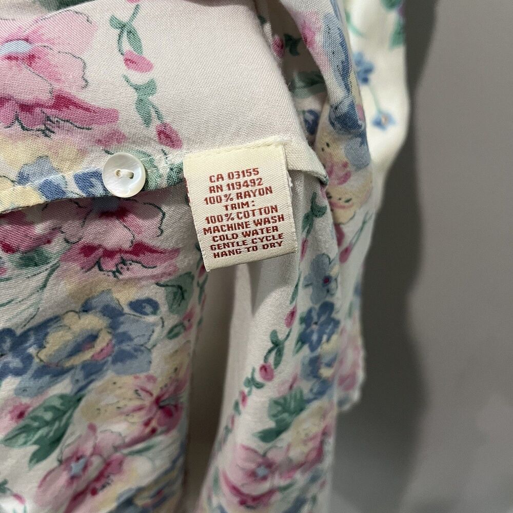April Cornell Floral Maxi Dress - Cream and Multicolor - Picture 4 of 8